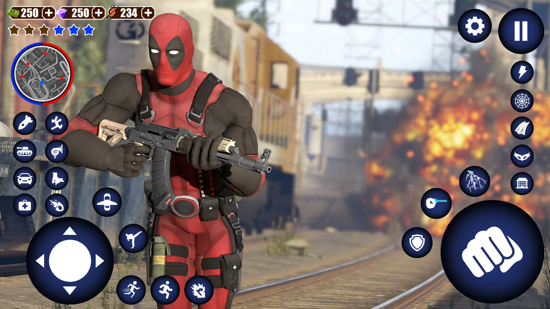 Miami Rope Hero Spider Game 2