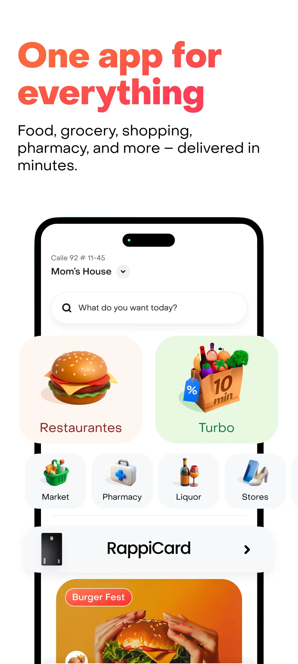 Rappi: Food Delivery, Grocery