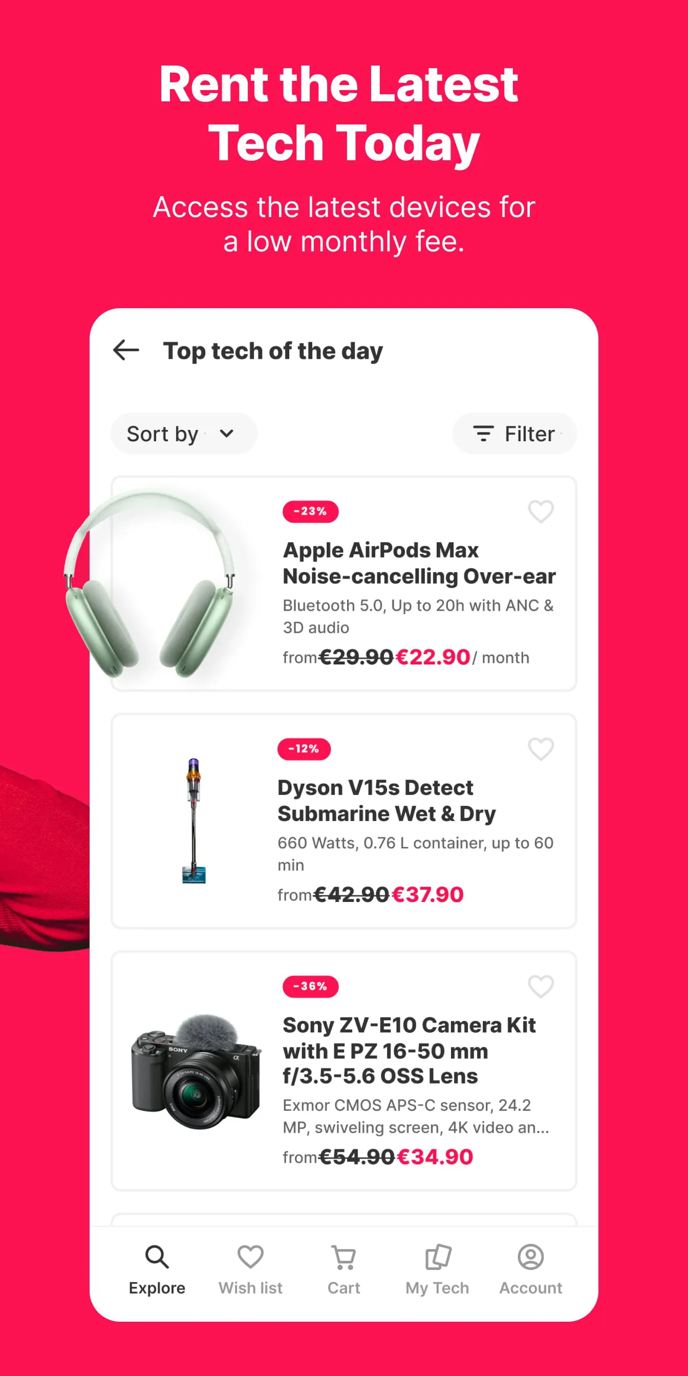 Grover - rent tech flexibly