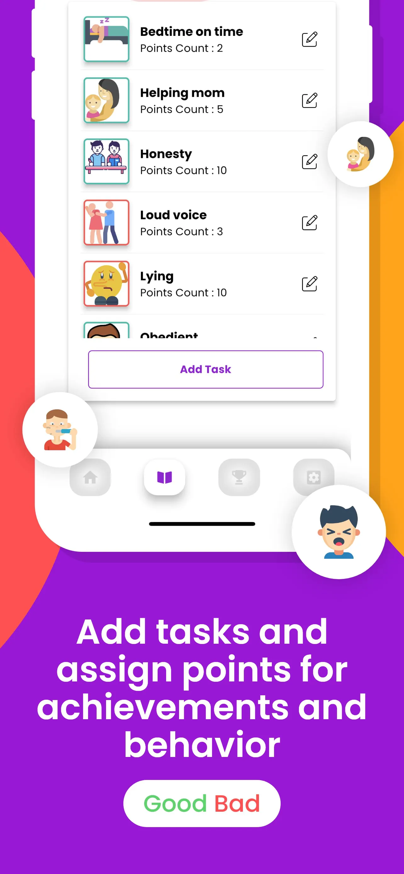 Points - Behavior Task Rewards