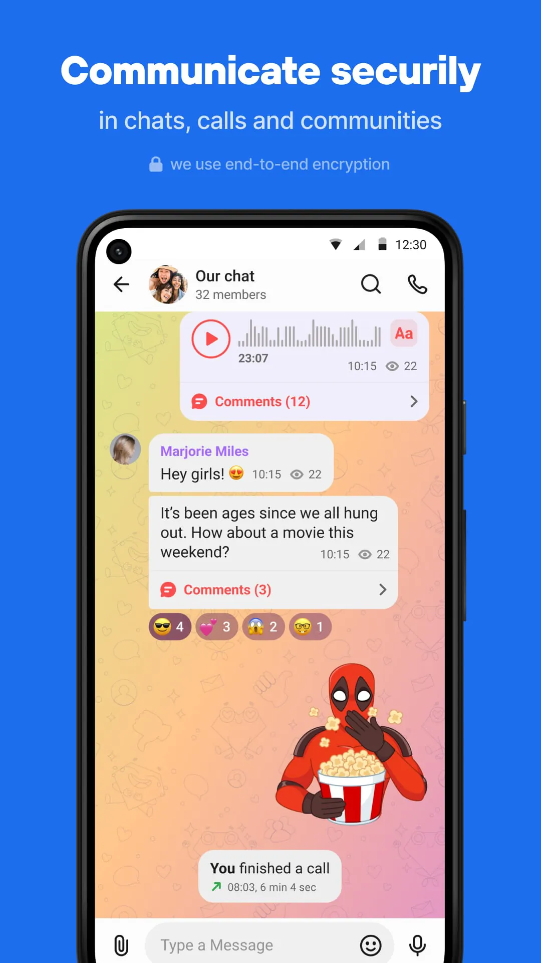 Online chat, calls - Gem Space