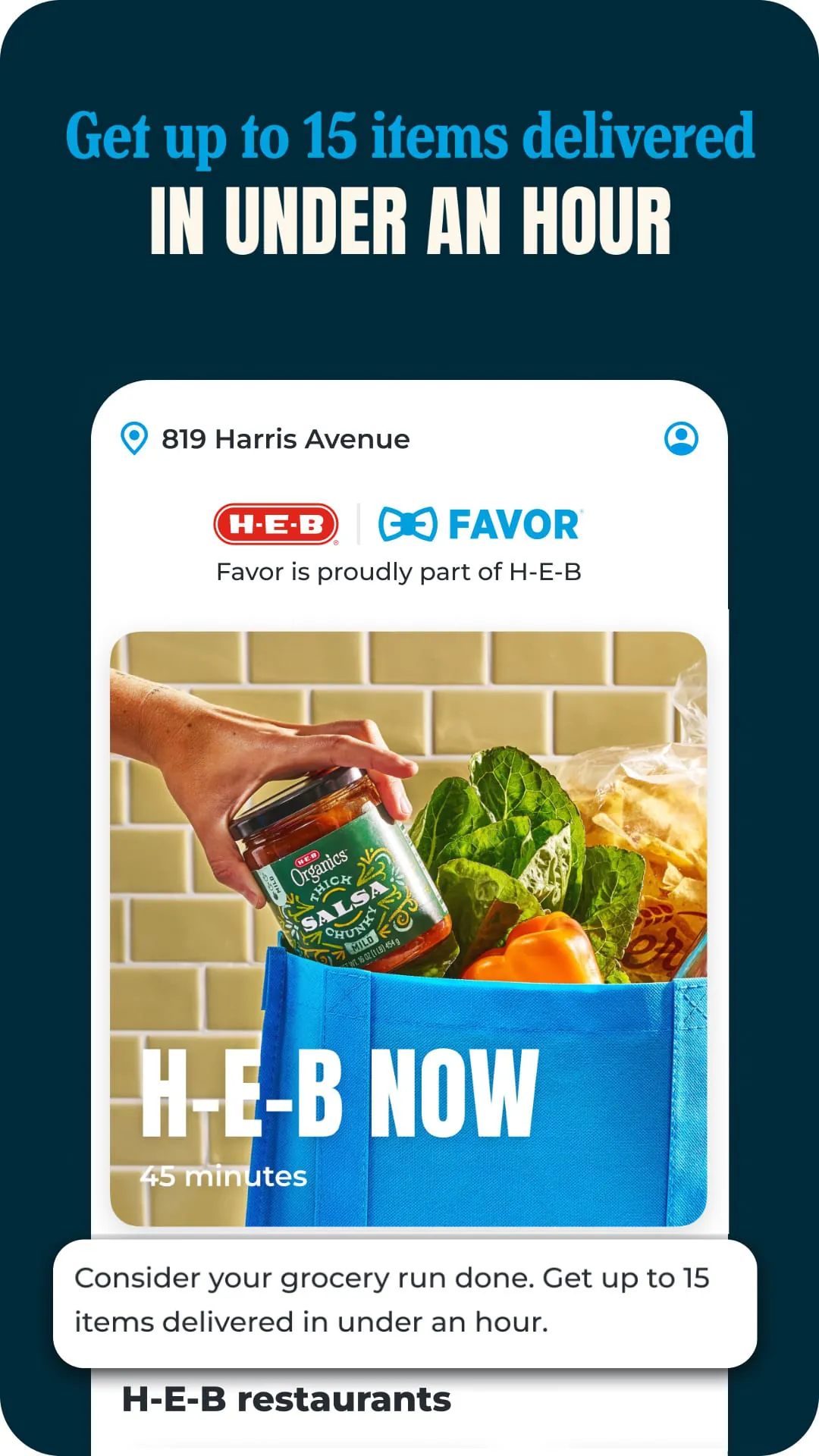 Favor: Texas Food Delivery