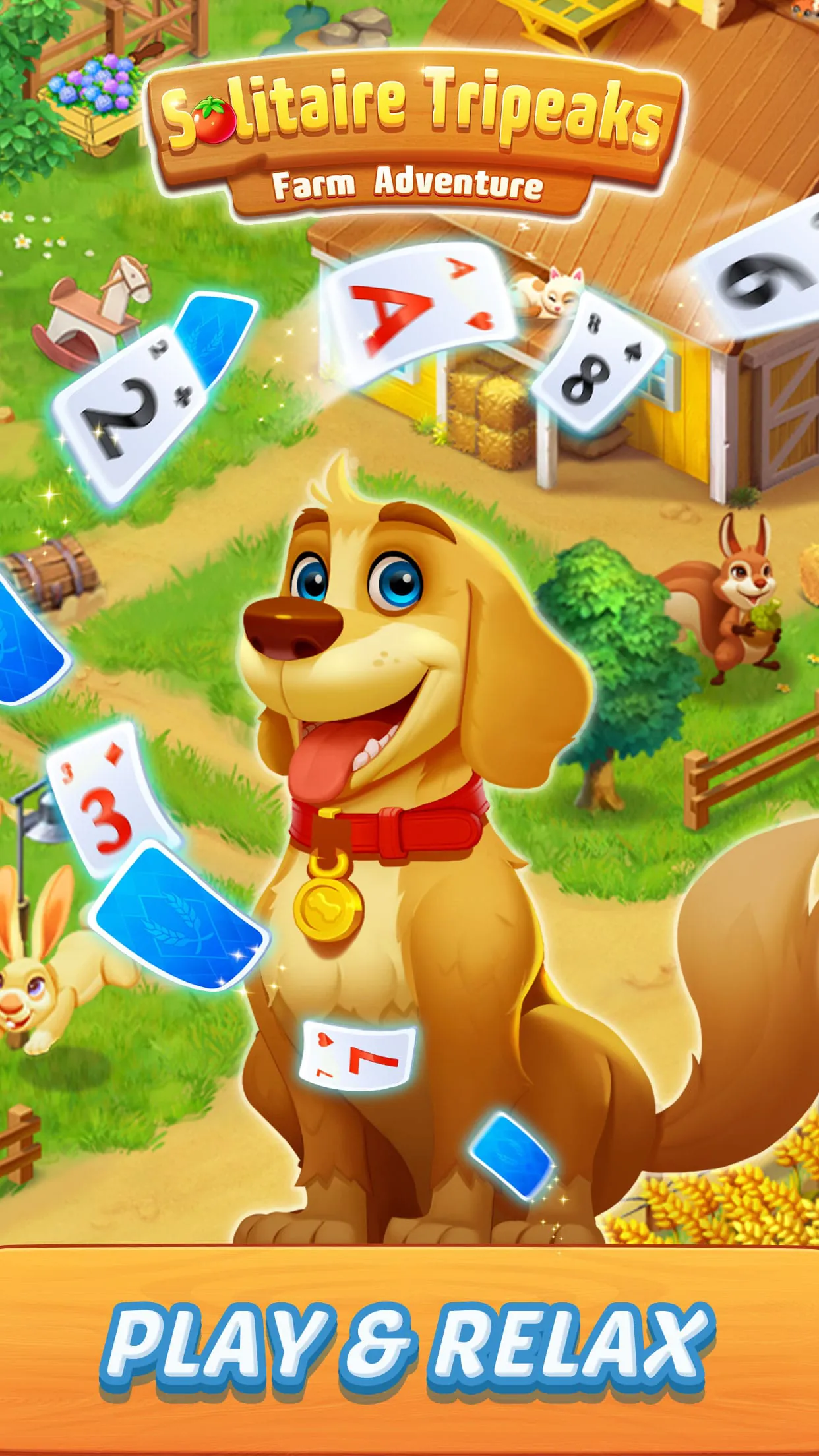 Solitaire Farm Adventure Games