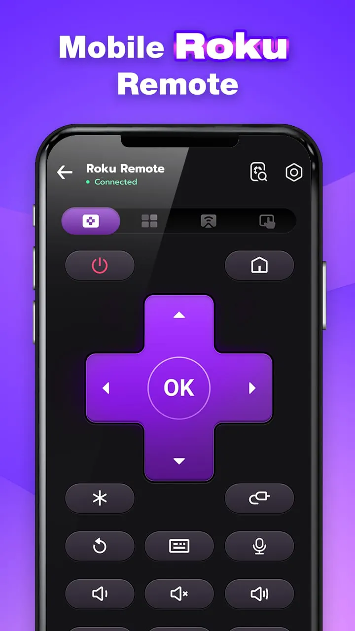 Remote Control for Roku TV