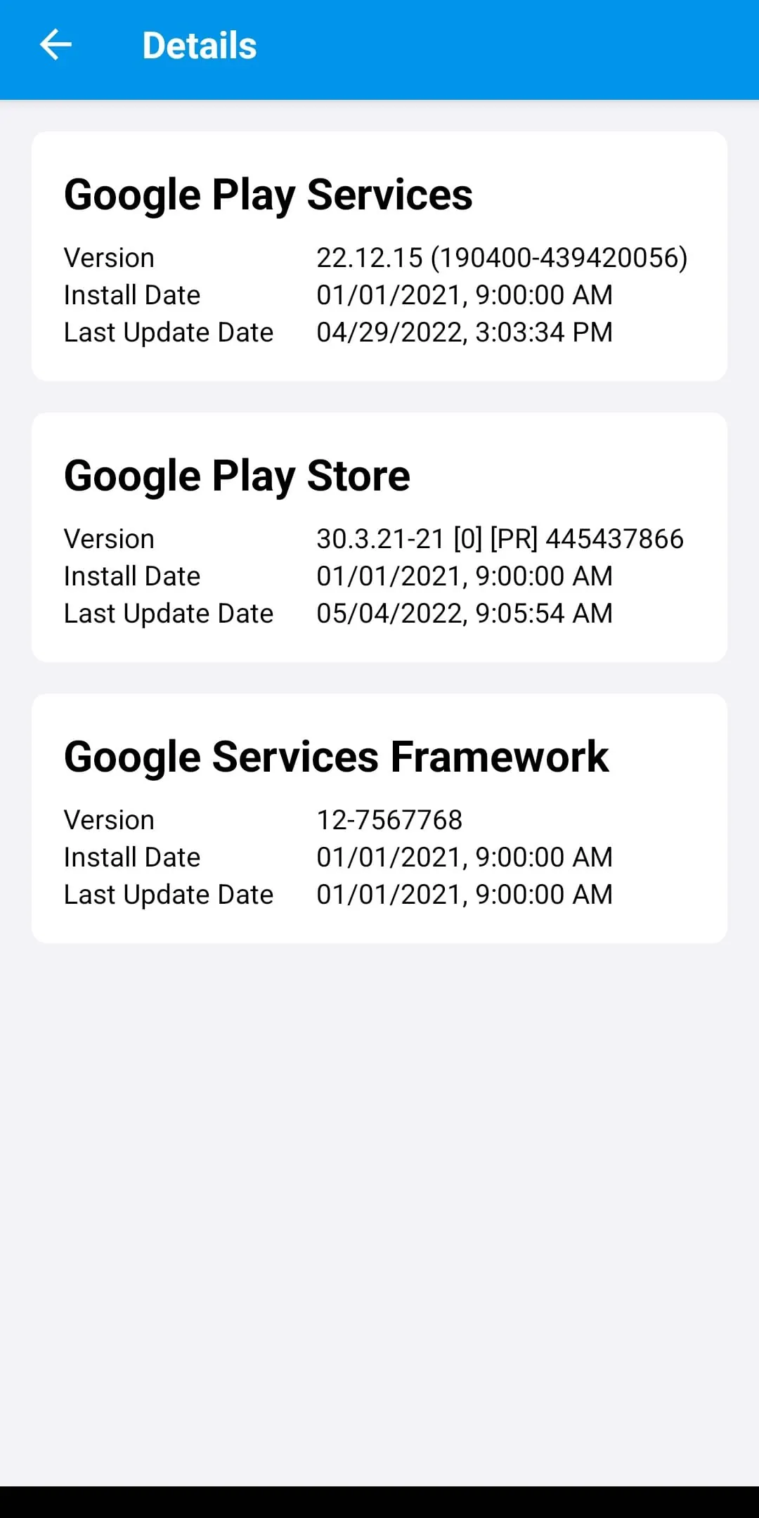 System Update for Android