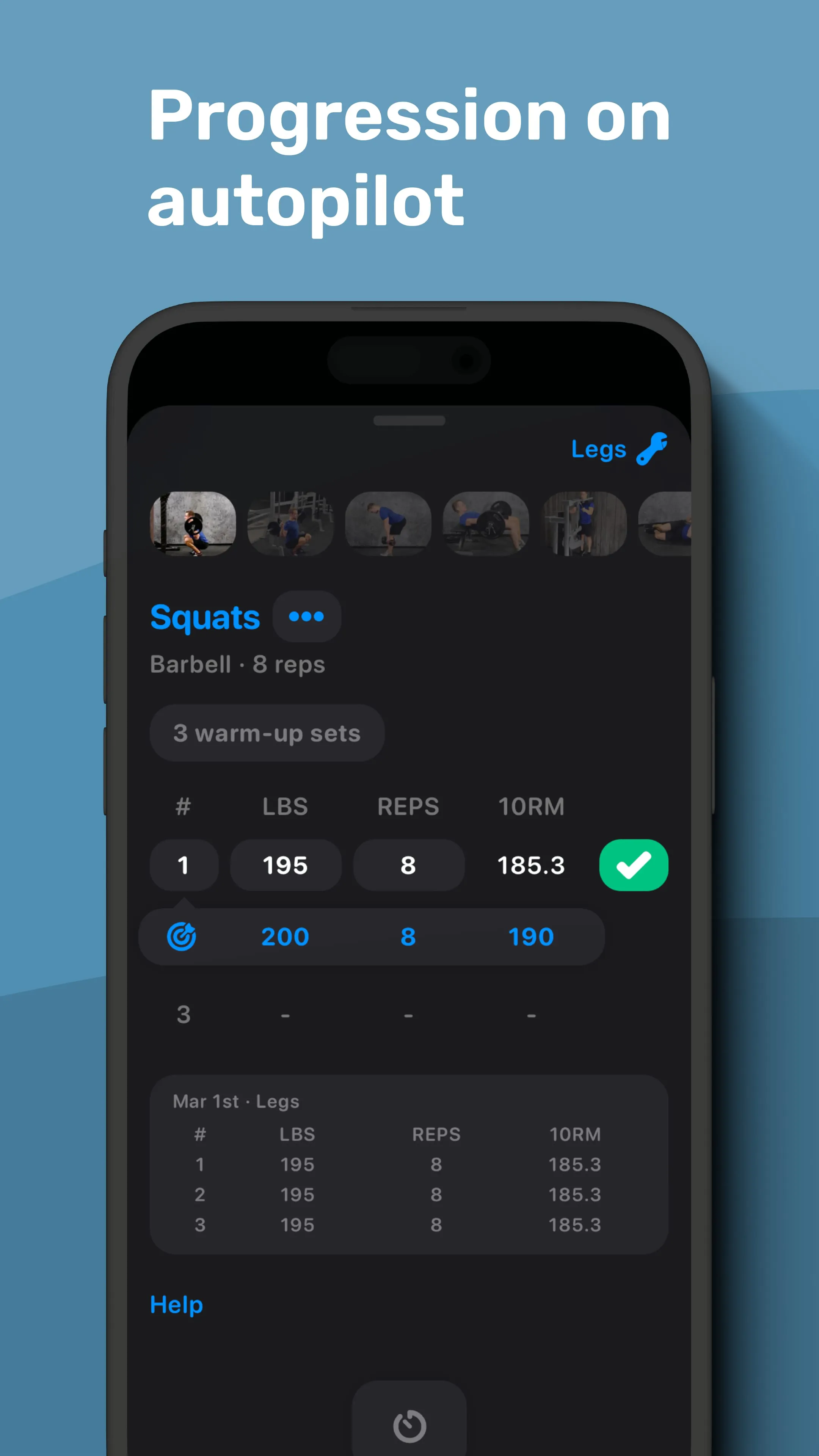 Alpha Progression Gym Tracker