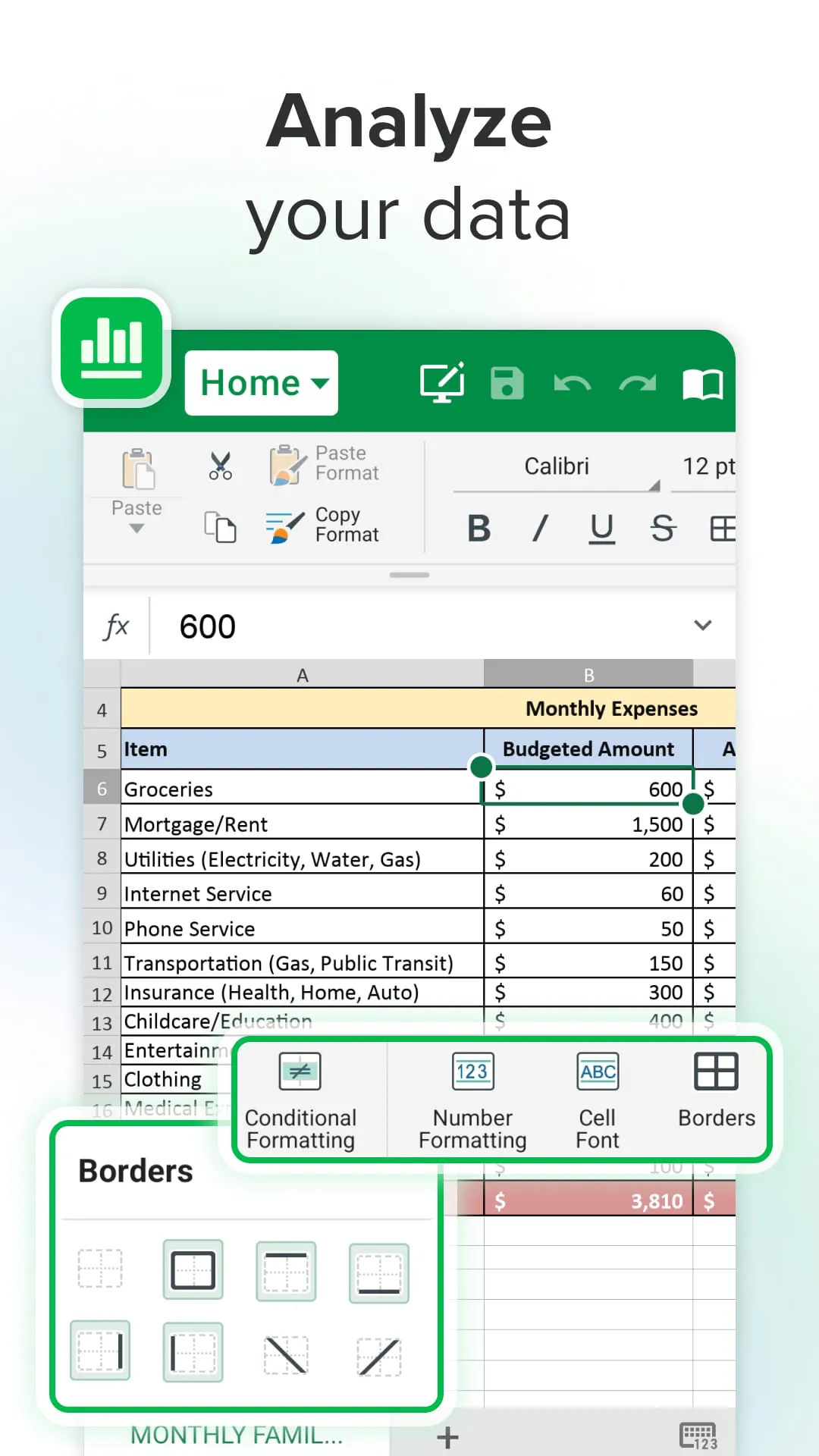 MobiOffice: Word, Sheets, PDF
