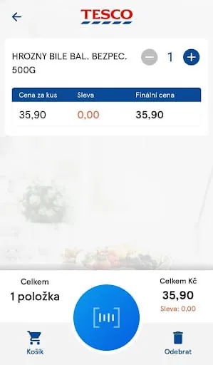 TESCO Scan&Shop CZ, SK, HU