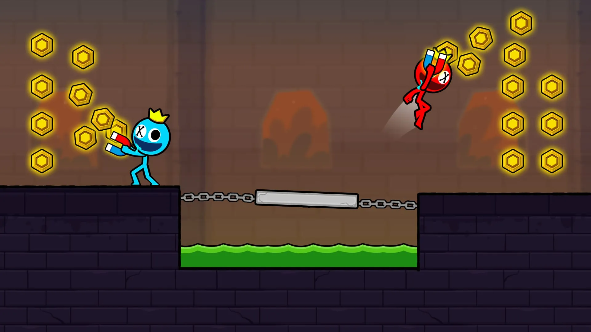 Red and Blue Stick: Animation