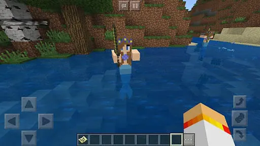 Mermaid mod for Minecraft