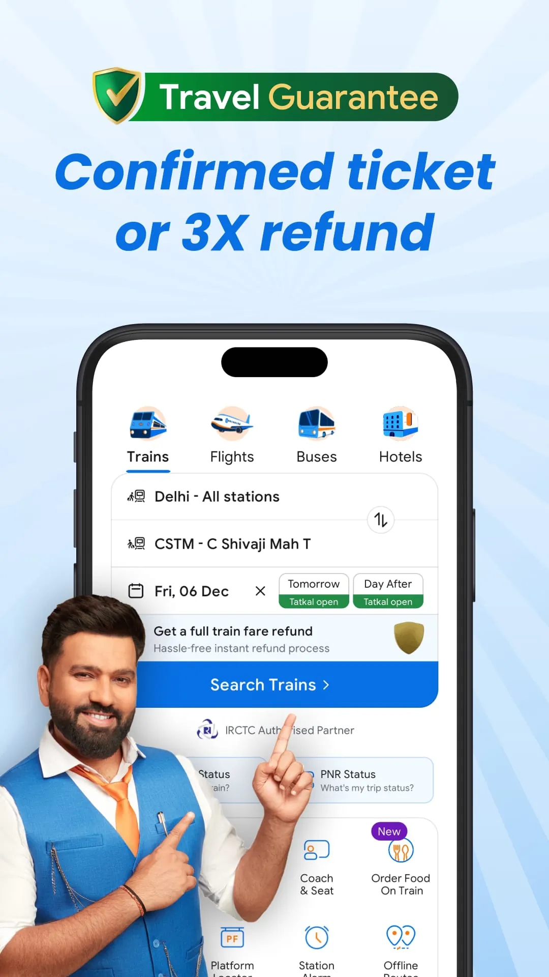 ixigo Trains: Ticket Booking