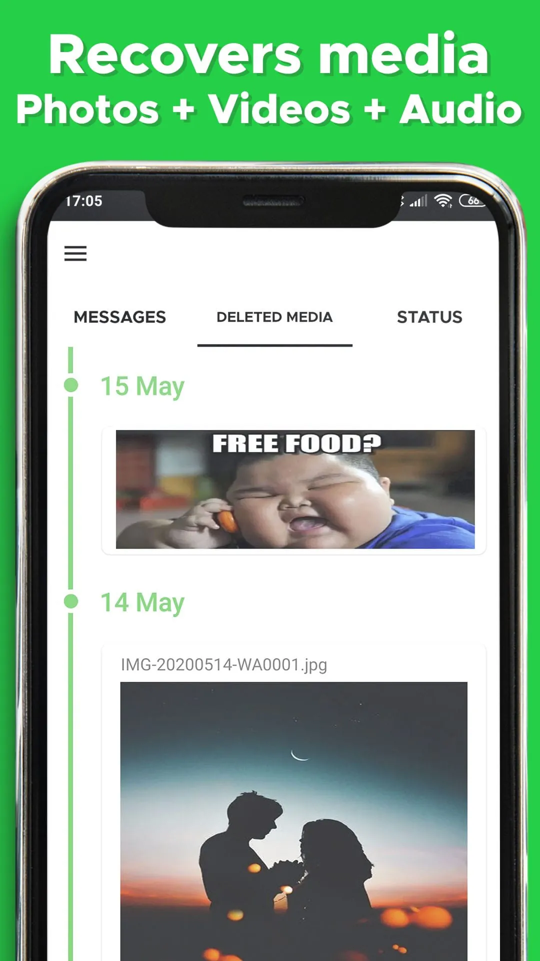 Recover delete messages ChatSv