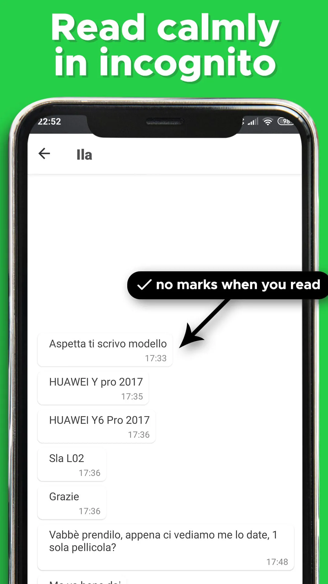 Recover delete messages ChatSv