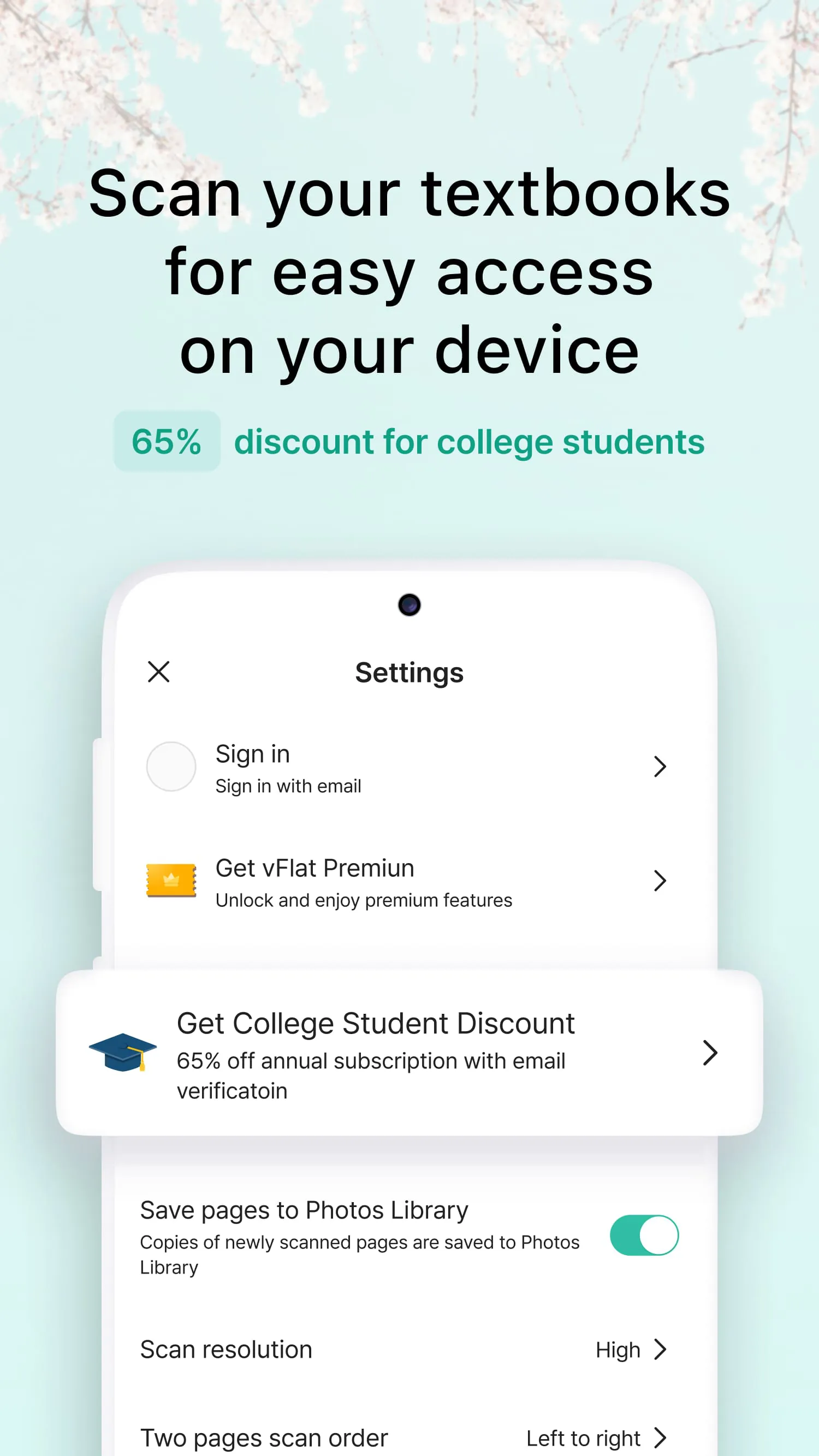 vFlat Scan - PDF Scanner, OCR