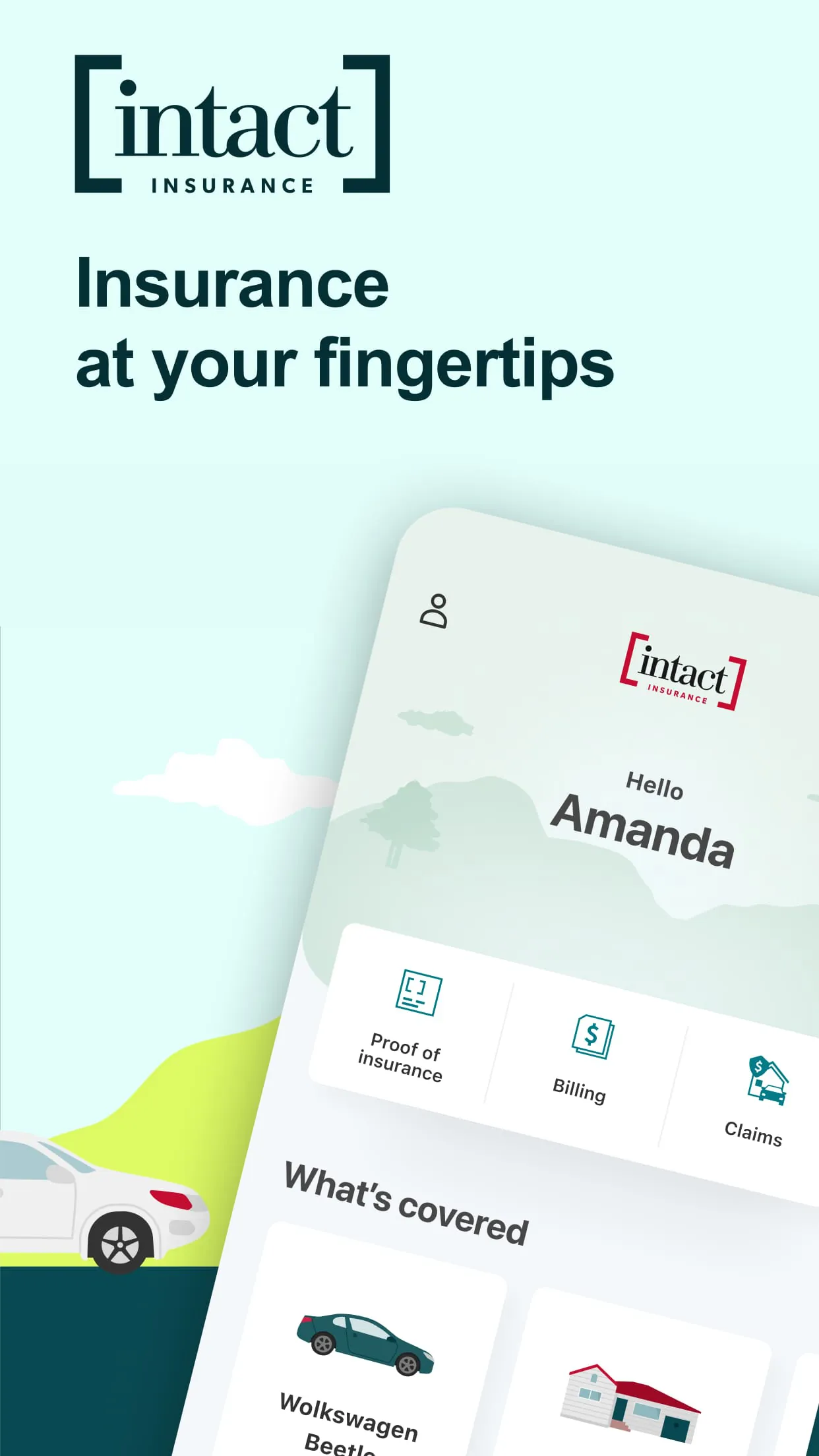 Intact Insurance: Mobile app