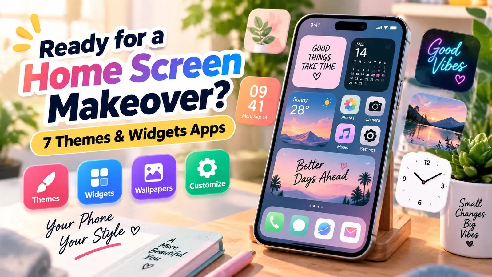 Ready for a Home Screen Makeover? 7 Themes & Widgets Apps