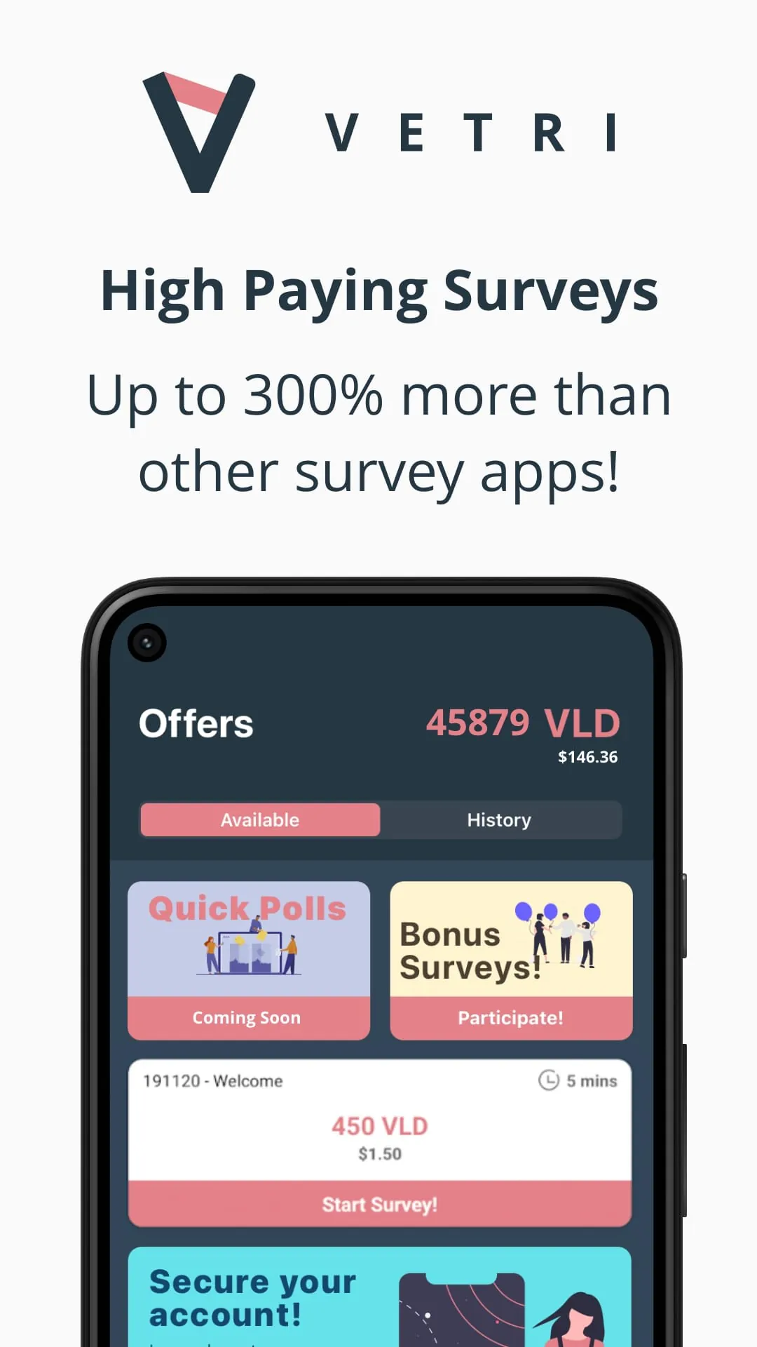 VETRI - High Paying Surveys