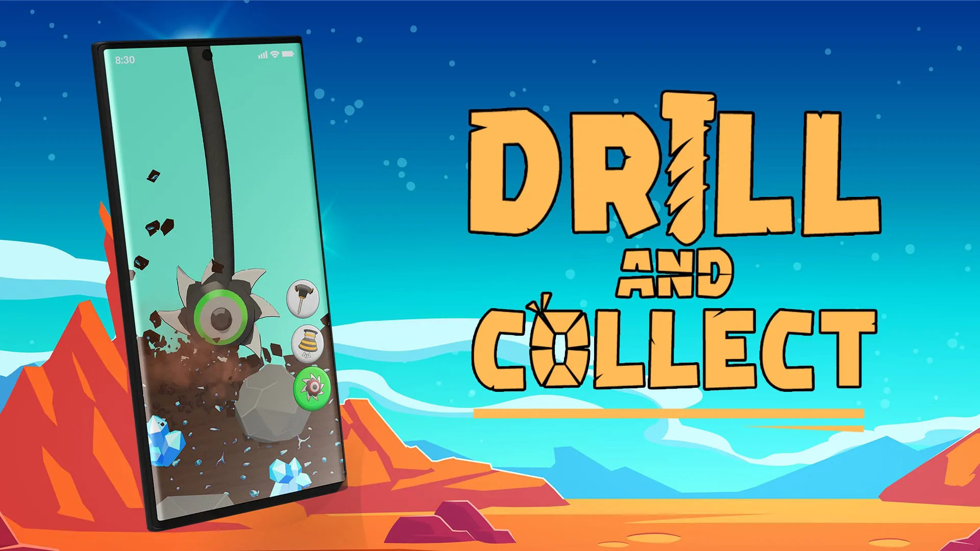 Idle Mine Dig: Drill & Collect