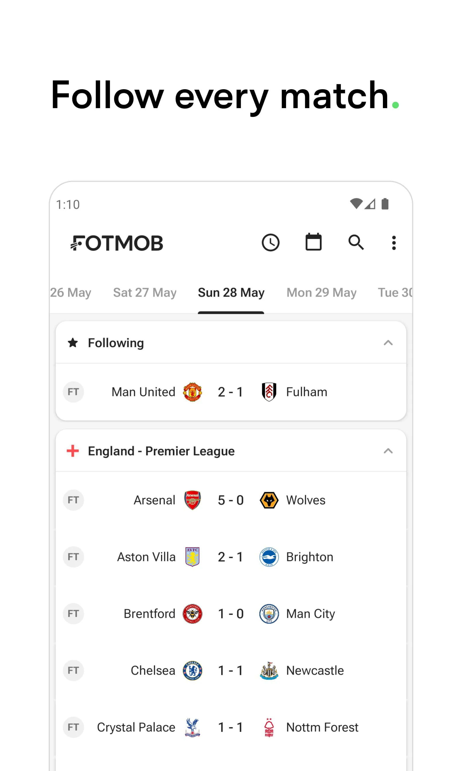 FotMob - Soccer Live Scores