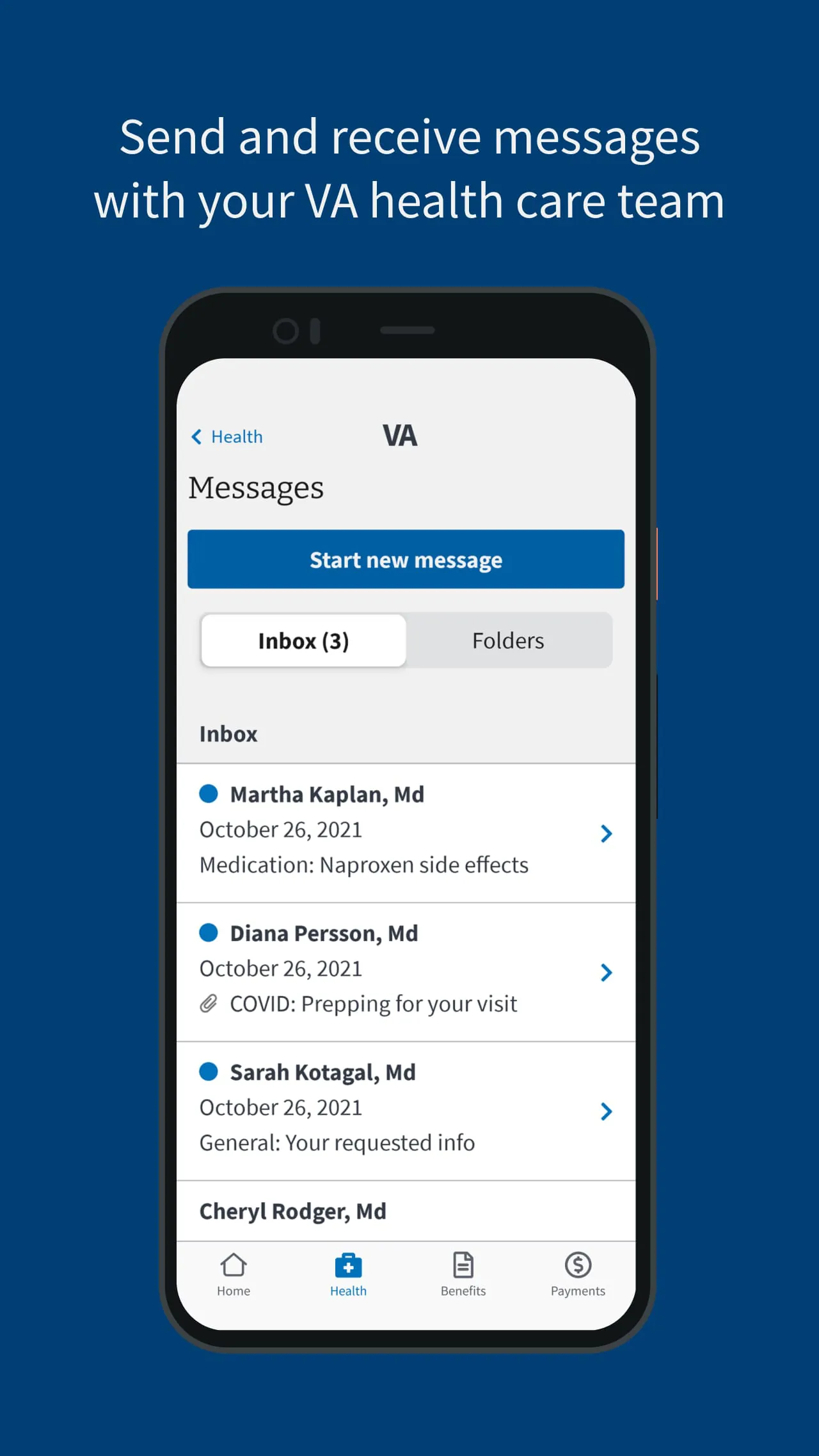 VA: Health and Benefits