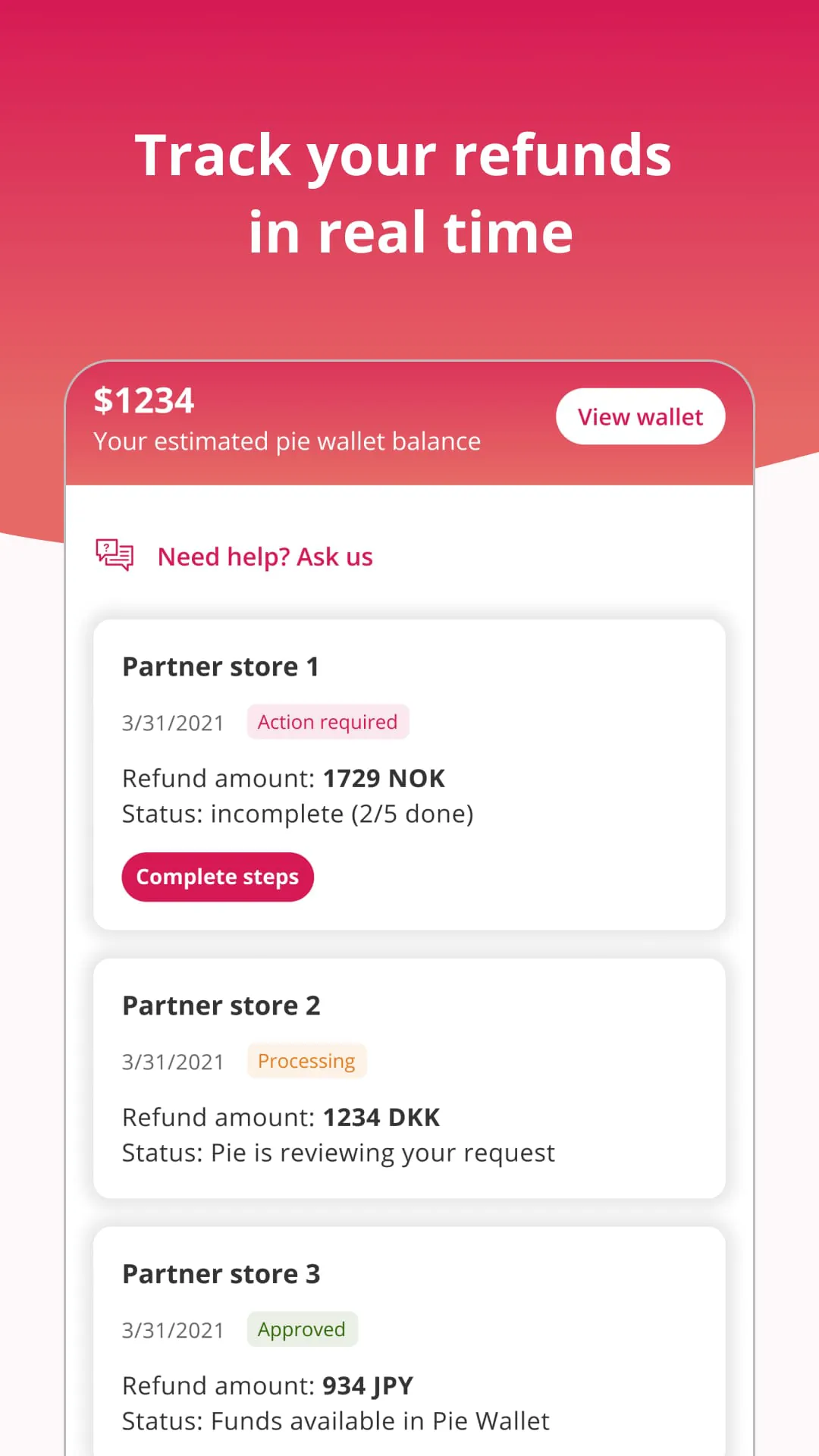 Pie VAT - Tax Free Shopping