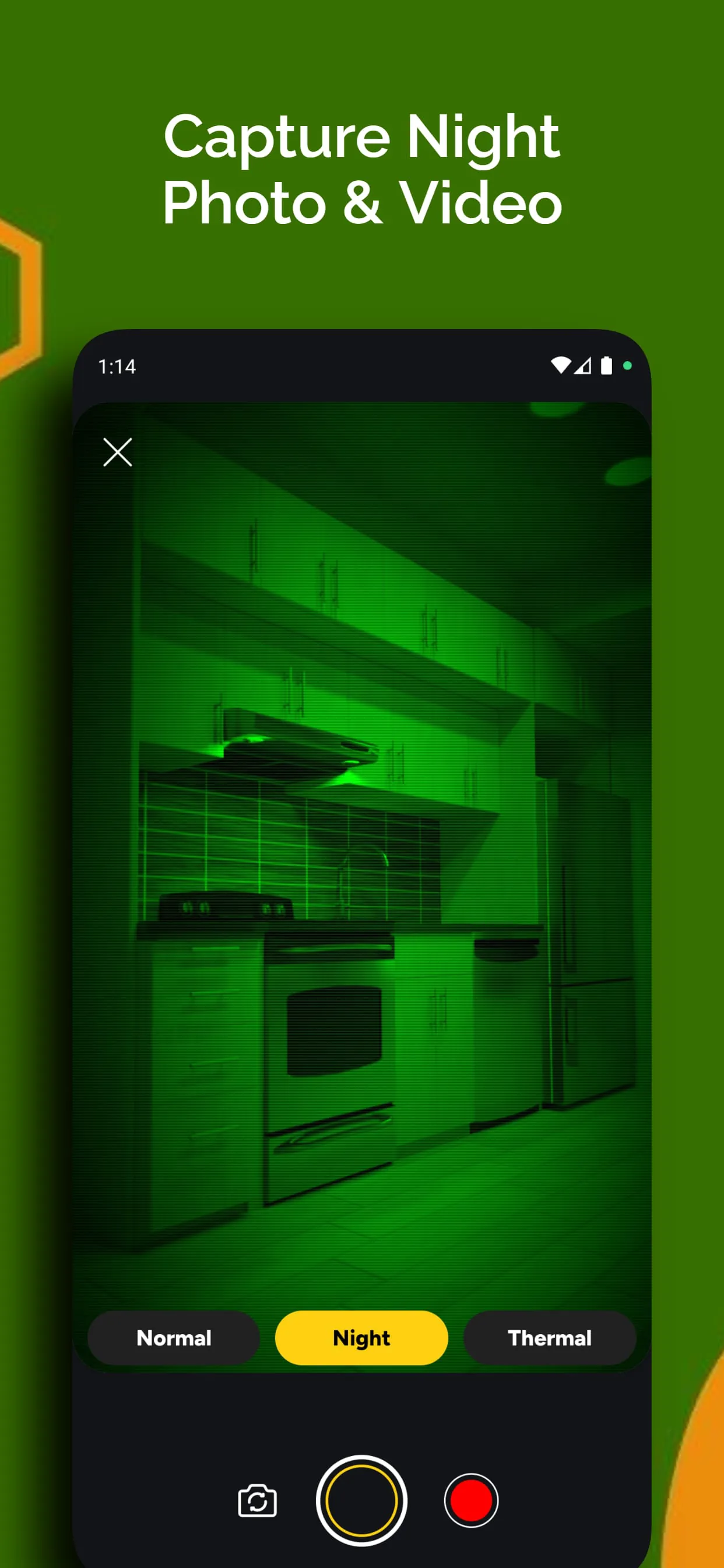 Thermal Night Camera Effect