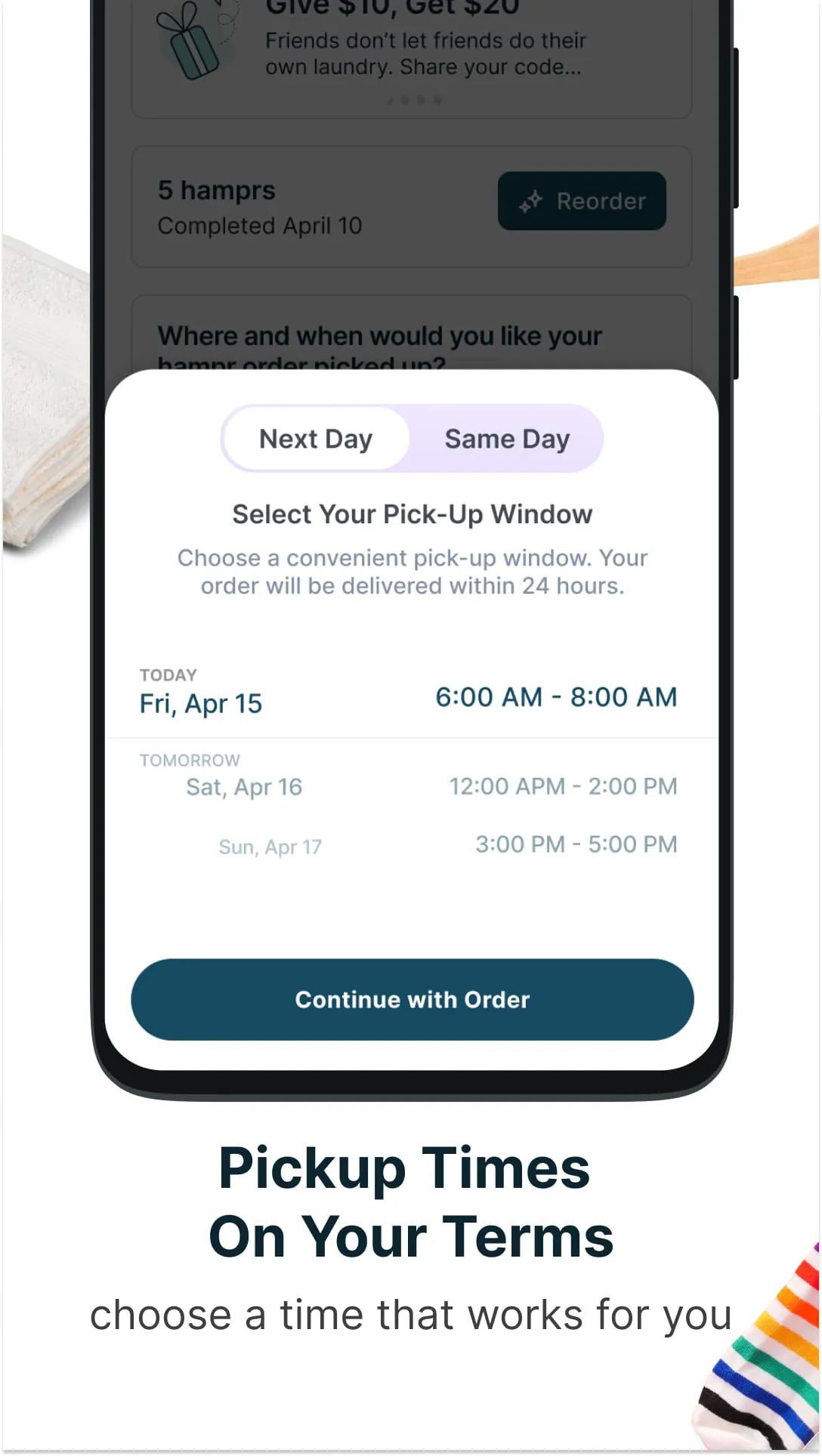 hampr: Laundry Service App