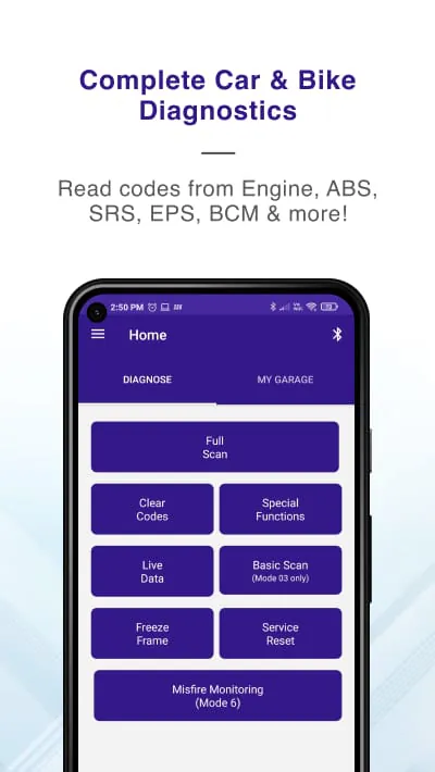 OBD Scanner ELM327: GaragePro