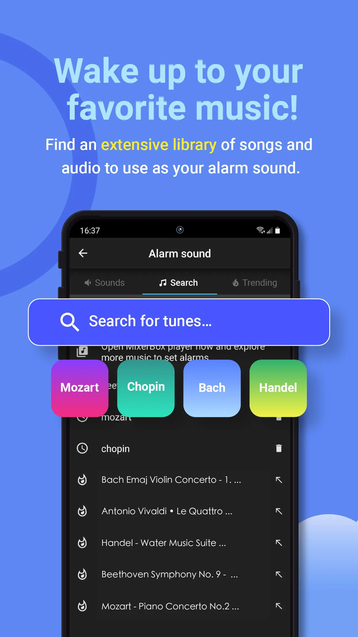 MixerBox Music Alarm Clock