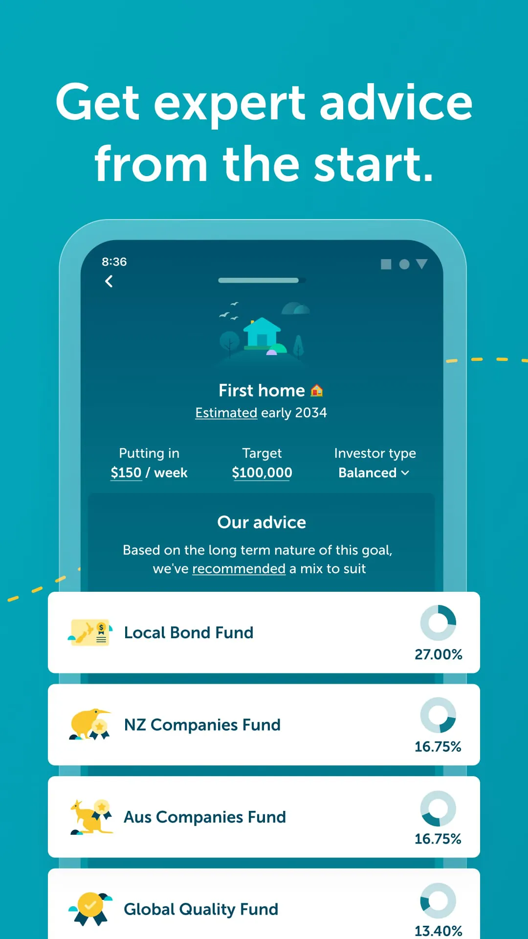 Tempo - guided investment app