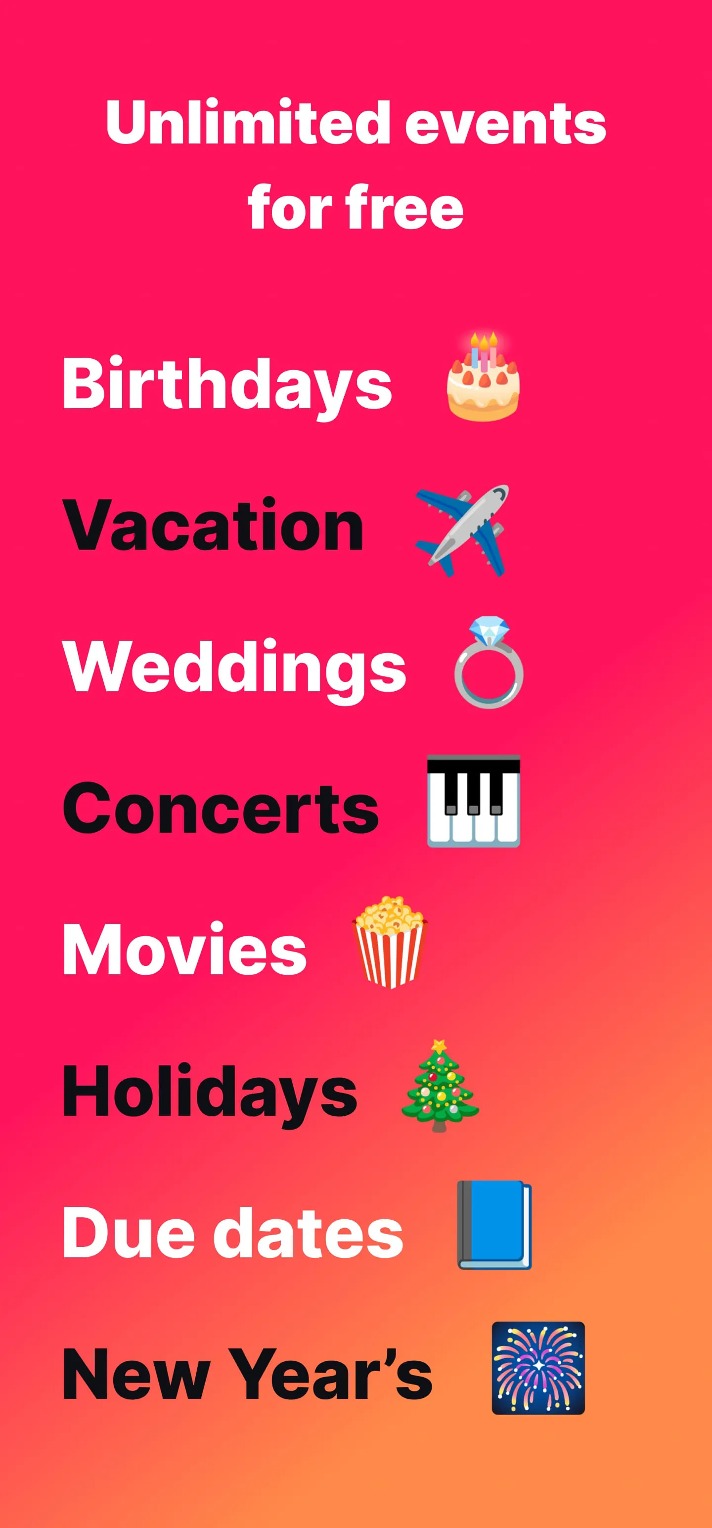 Hurry Day Countdown & Reminder