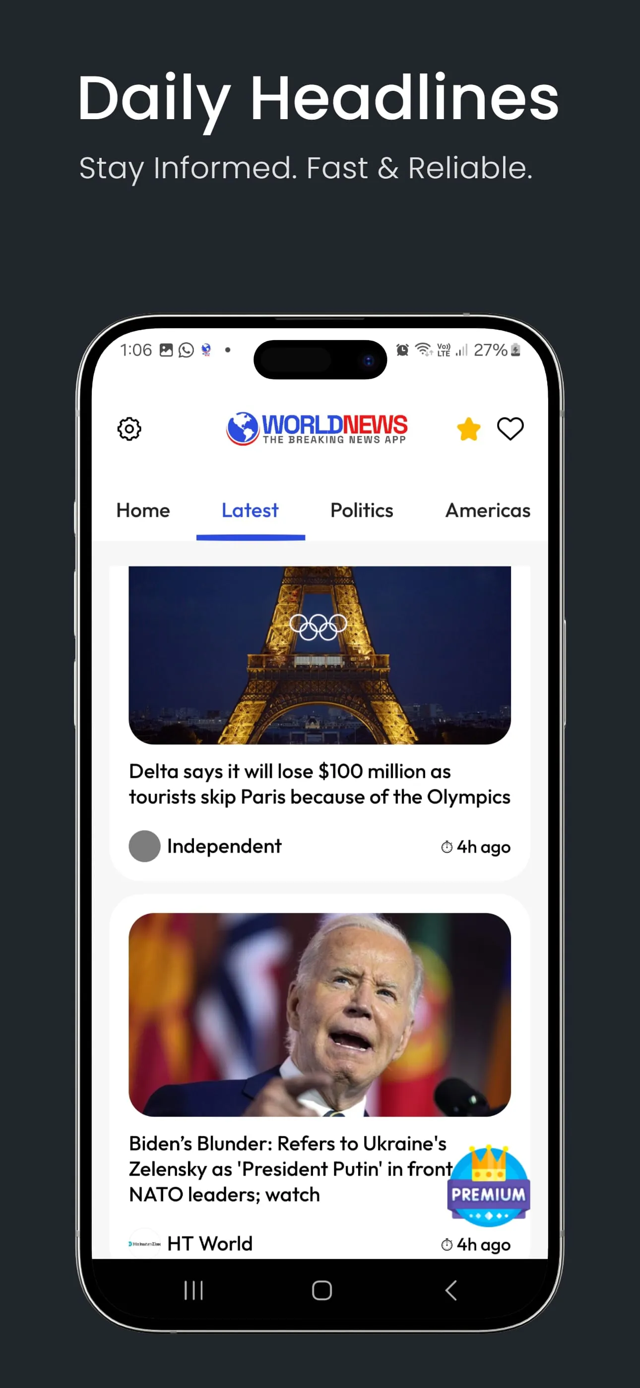 World News: Breaking News App