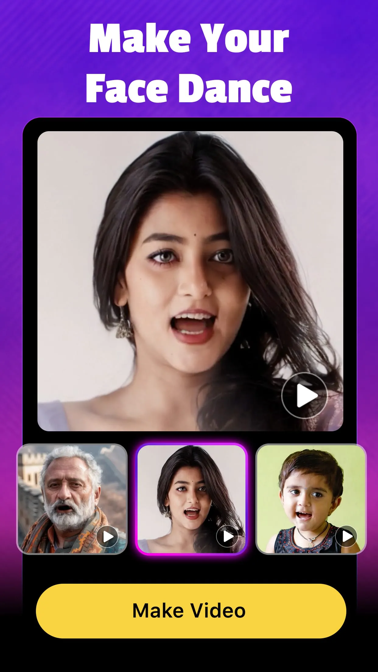 Mivo: Face swap video bride