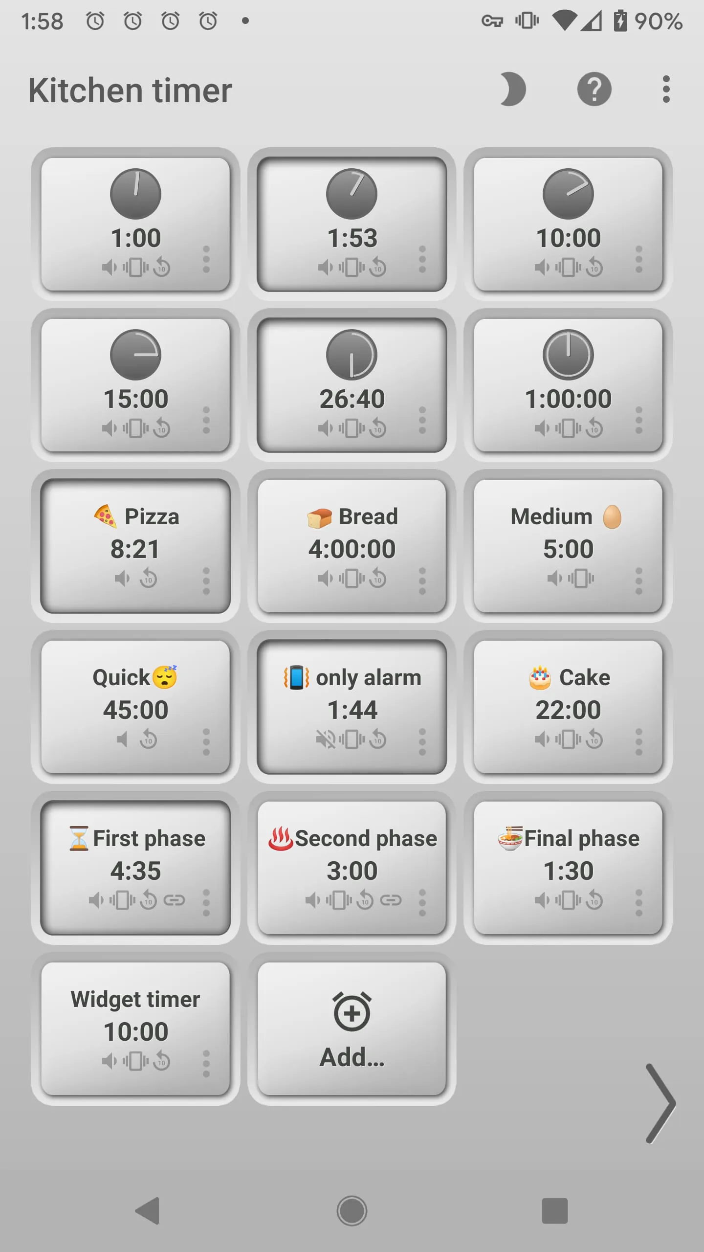 Kitchen Multi-Timer