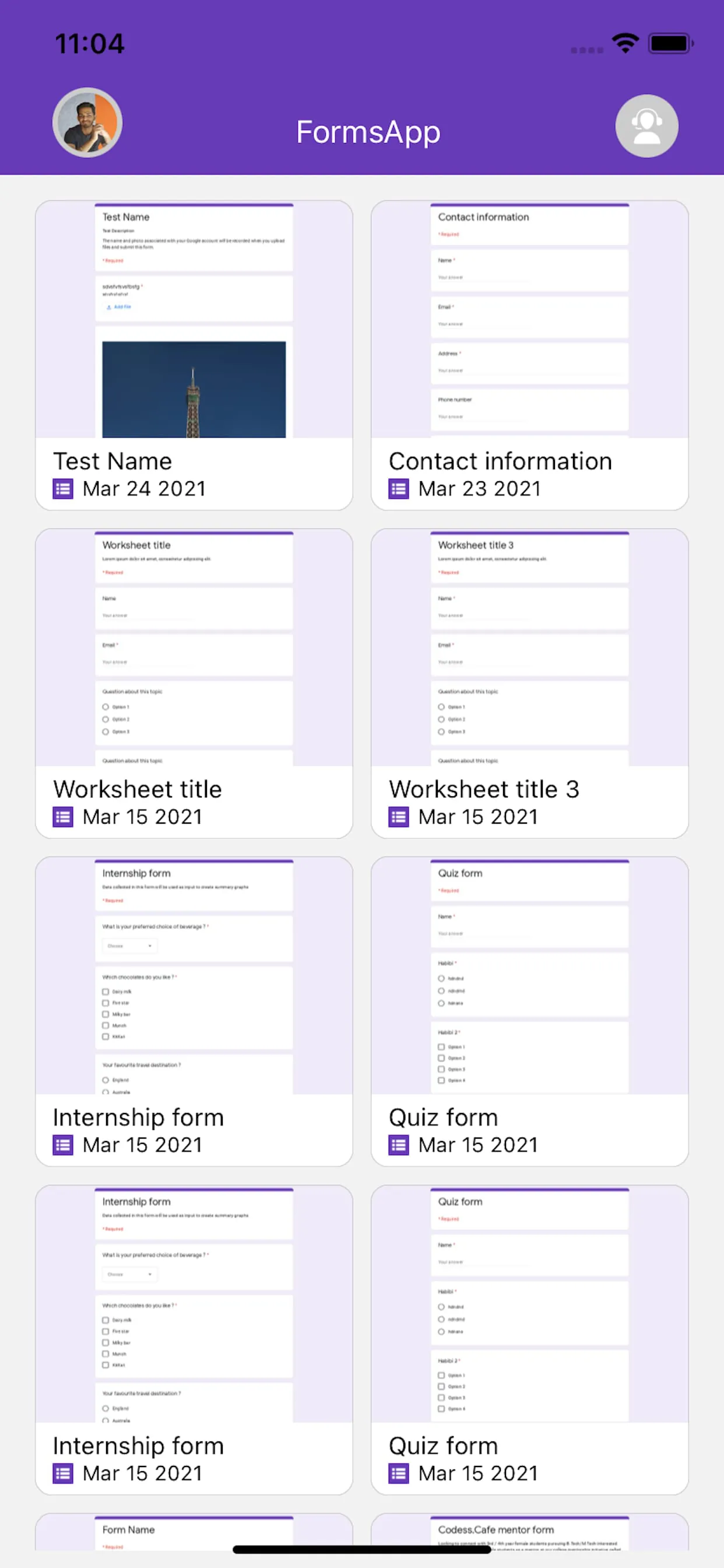 FormsApp - Manage your Forms