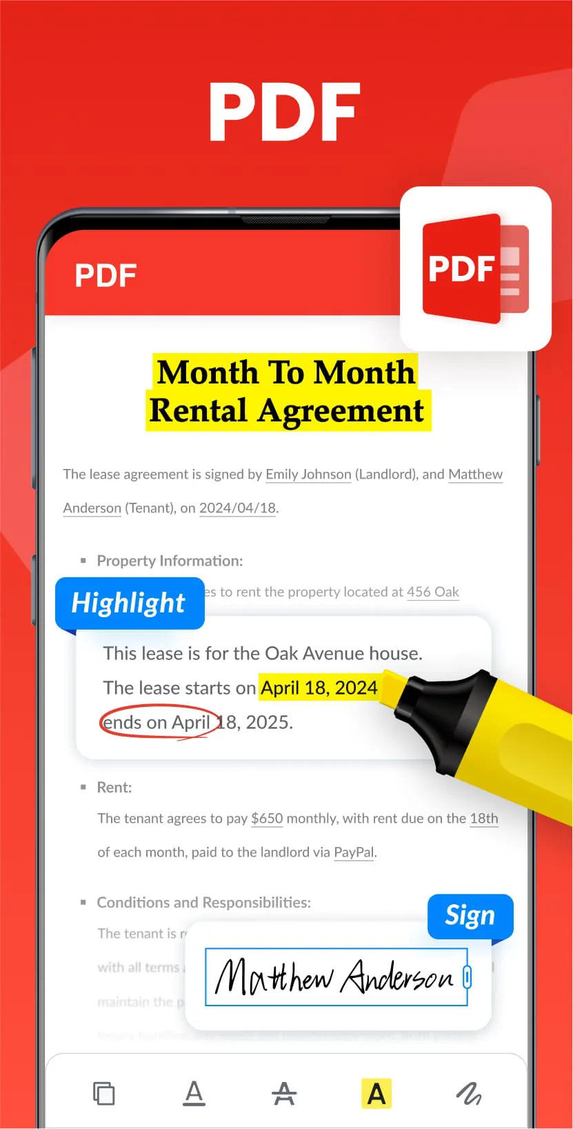 Document Reader - PDF Editor