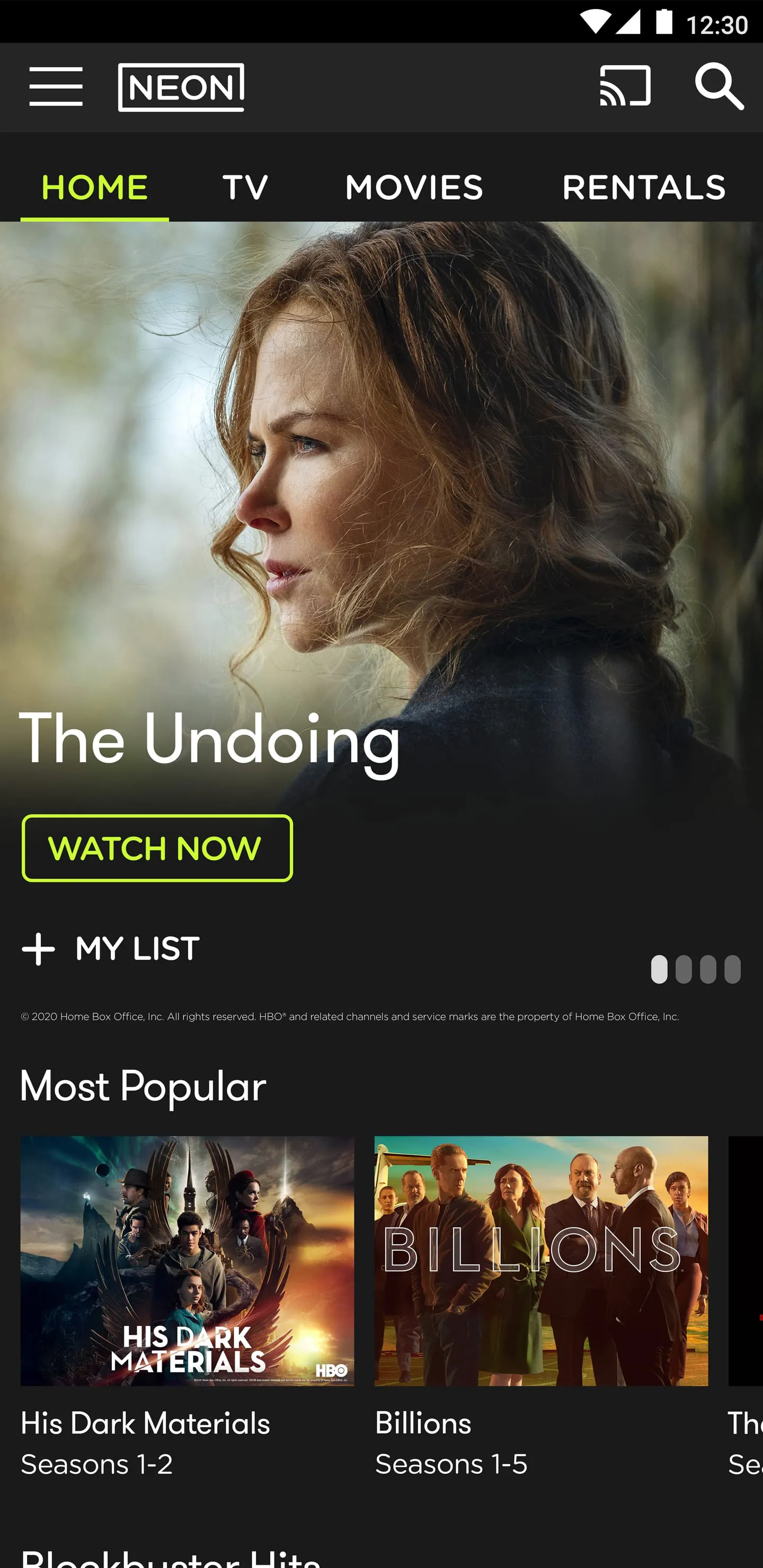 Neon NZ - Android TV