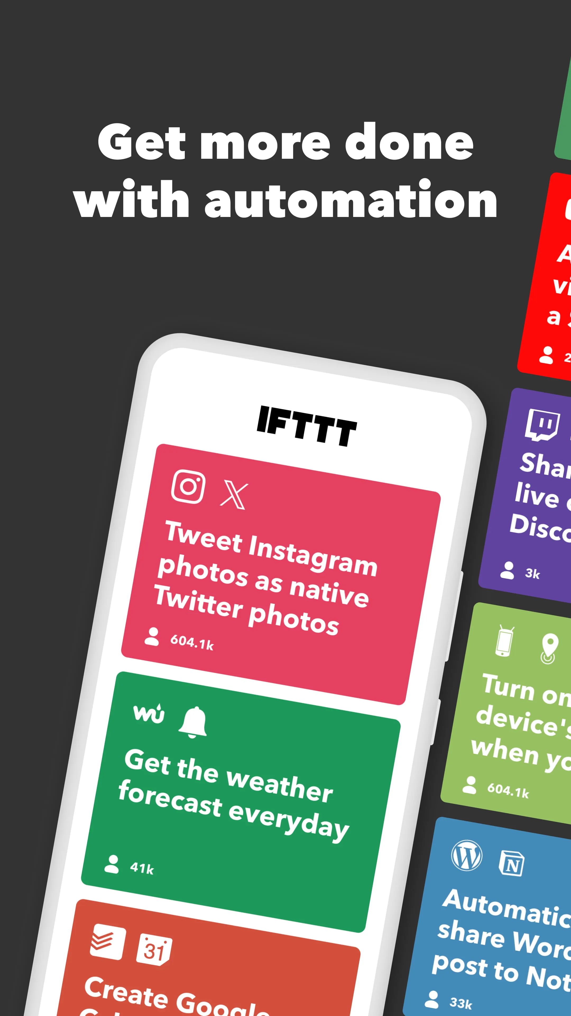 IFTTT - Automate work and home
