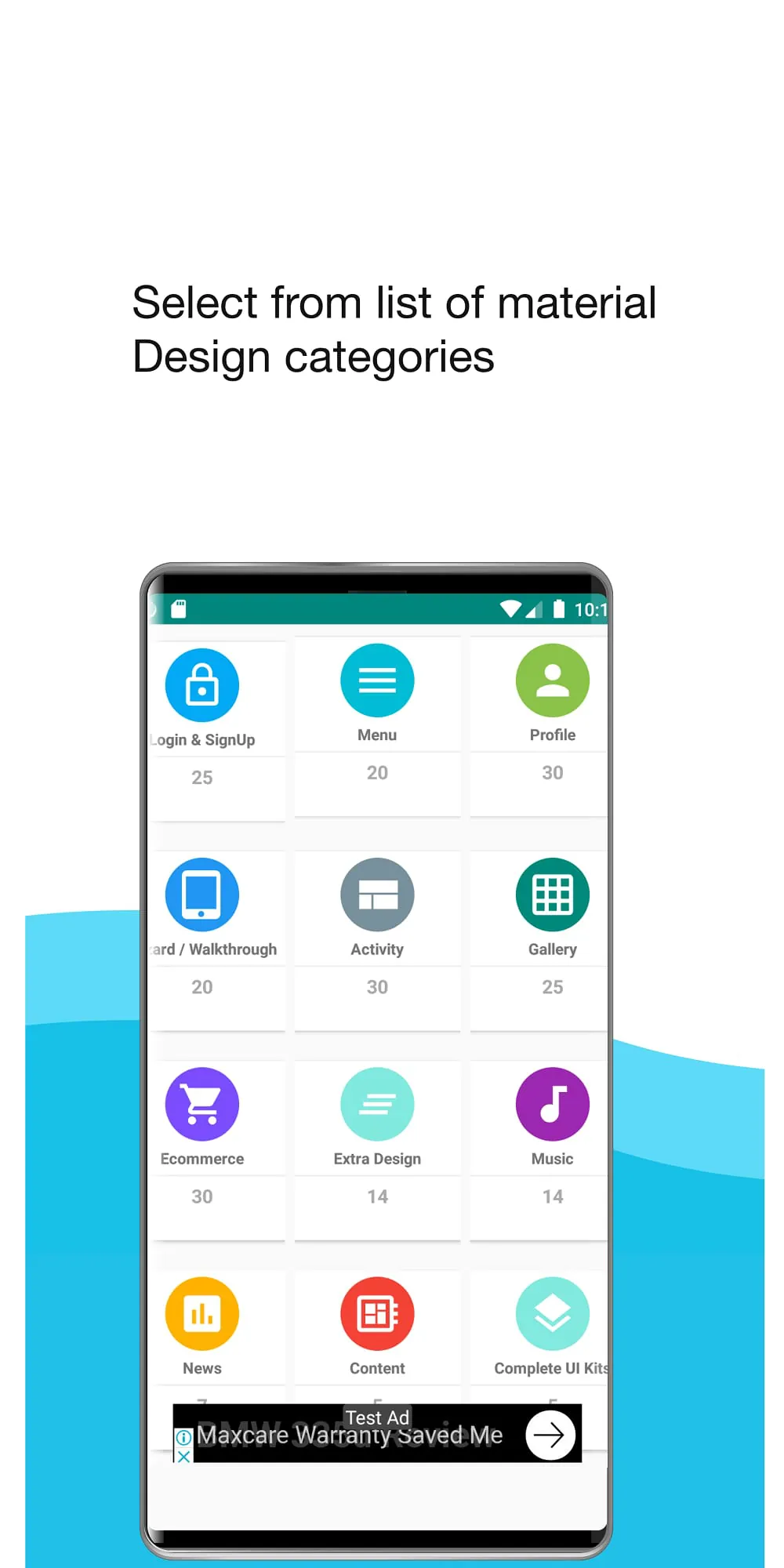 Material Design UI Templates