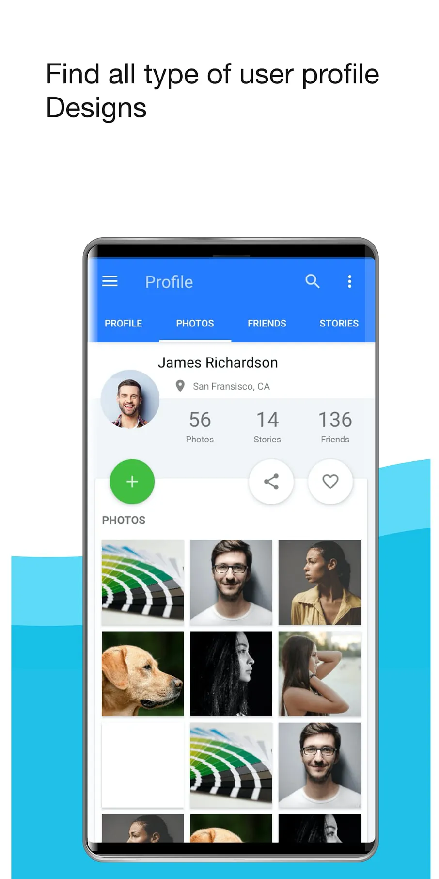Material Design UI Templates