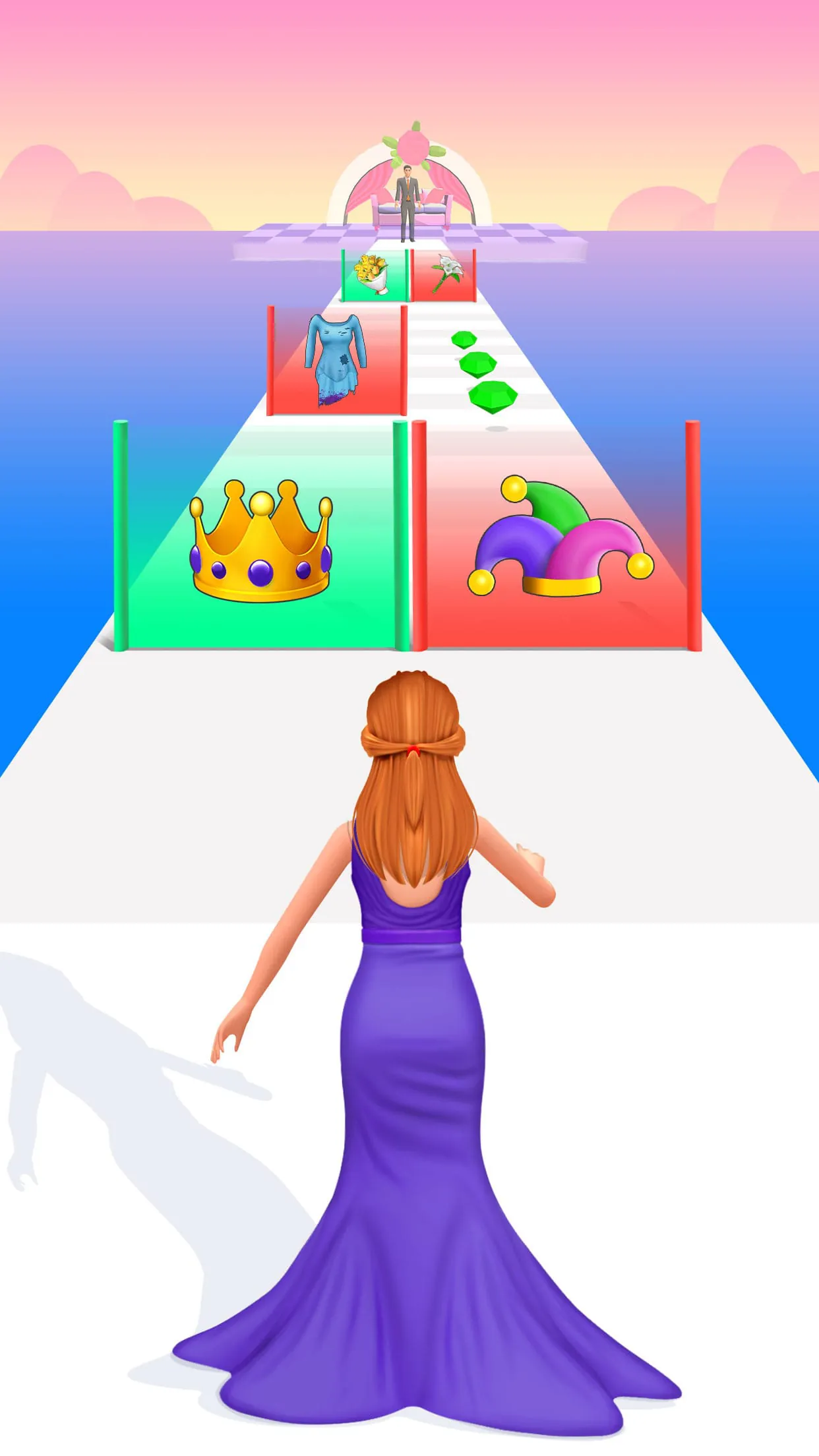 Bride Race: Makeup, Dress up