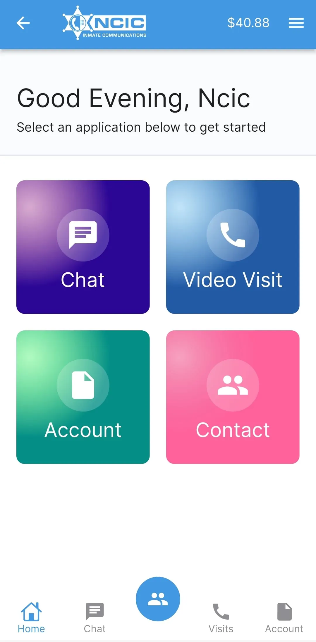 NCIC Mobile Video Visitation