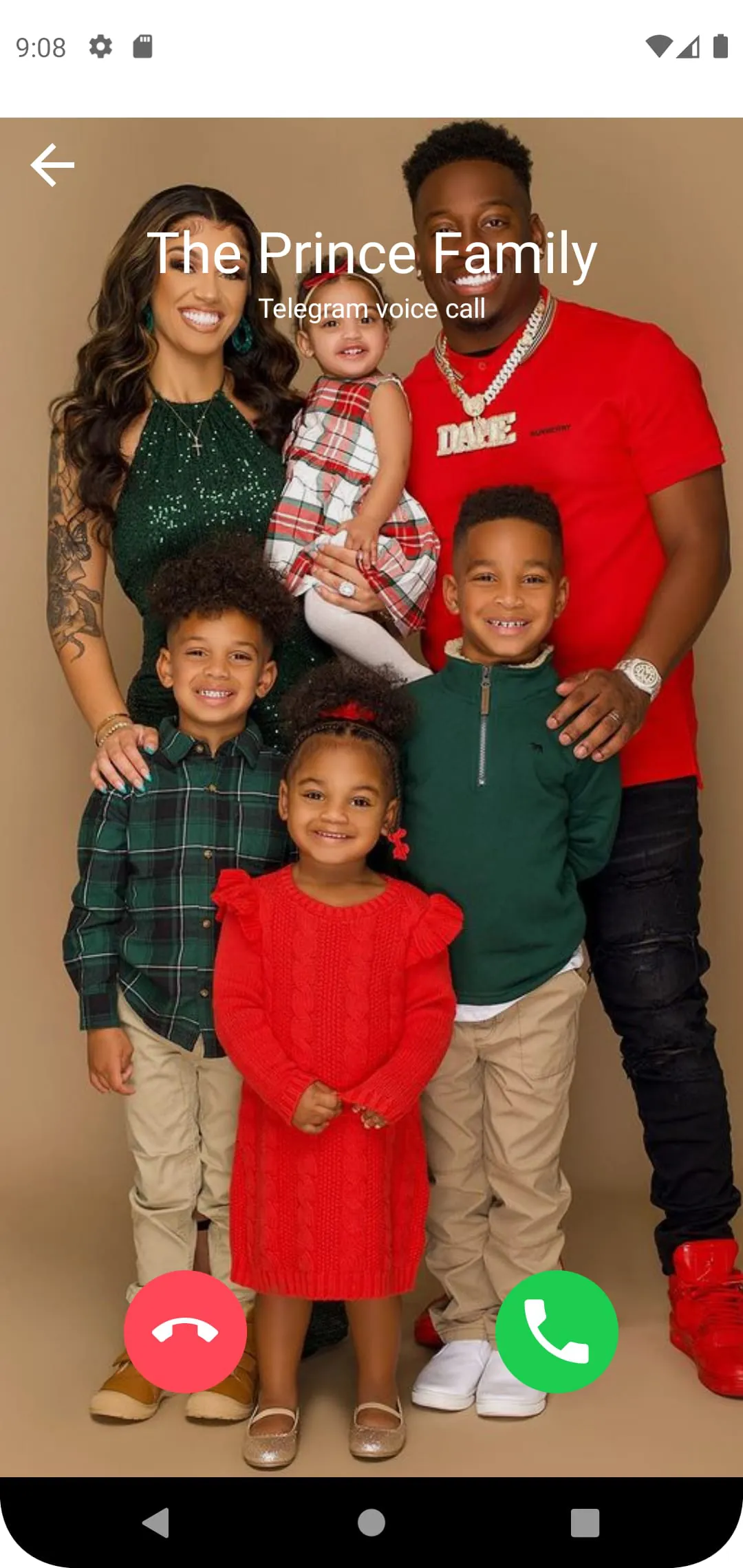 The Prince Family Fake Call