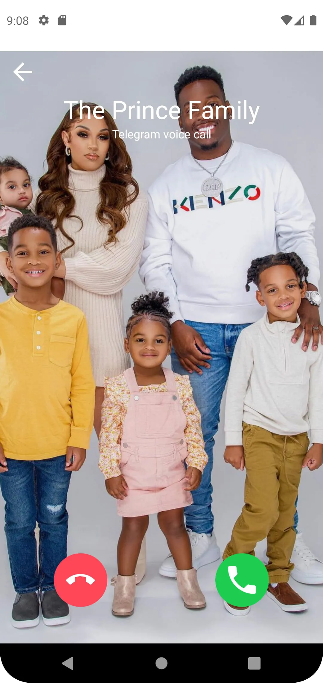 The Prince Family Fake Call