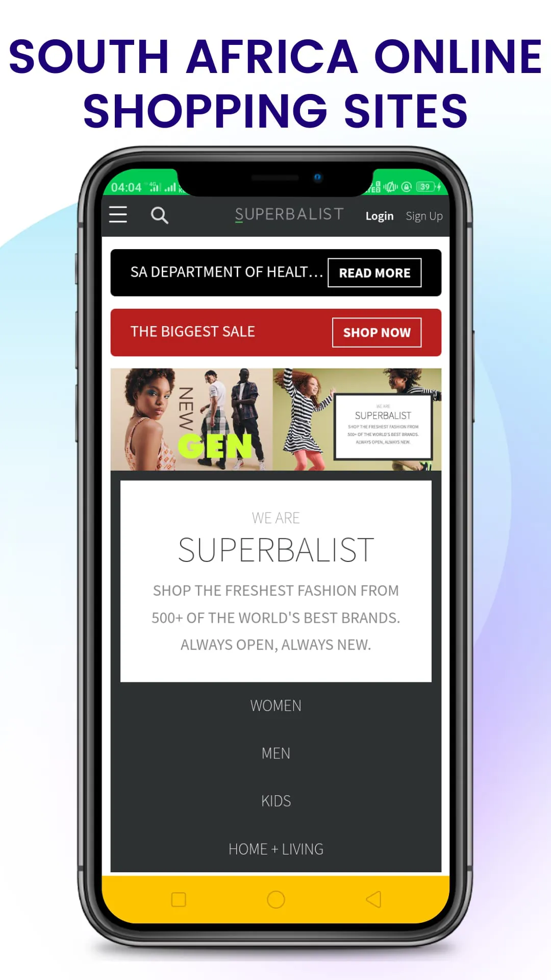 South Africa Online Shopping