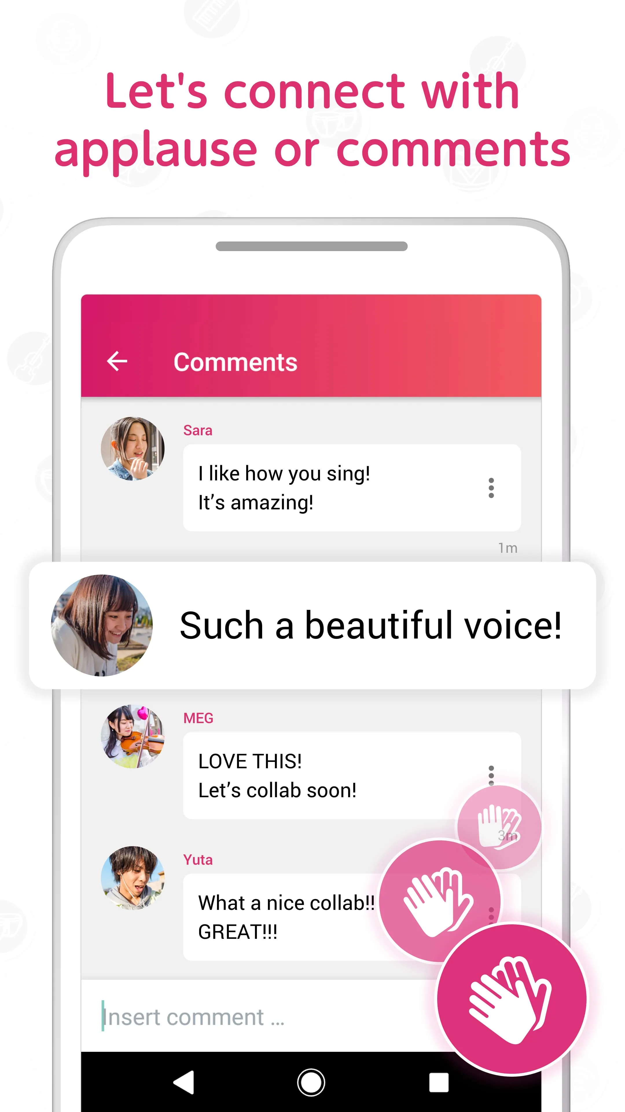 Record your music, sing - nana