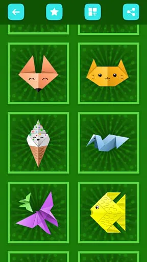 Origami for kids: easy schemes