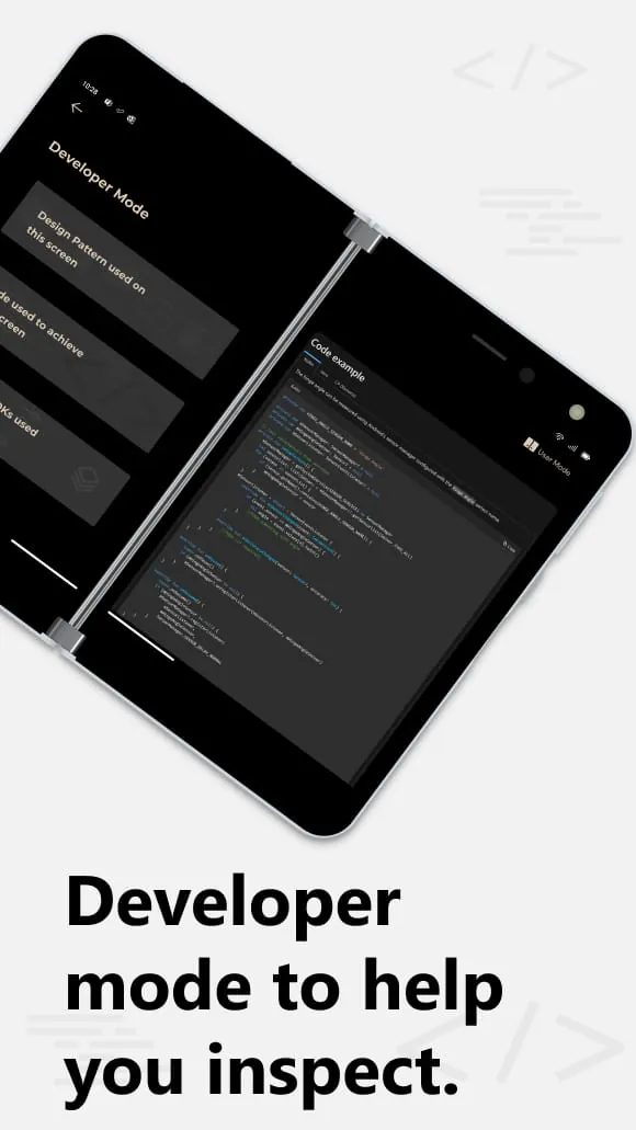 Dual Screen Experience Example