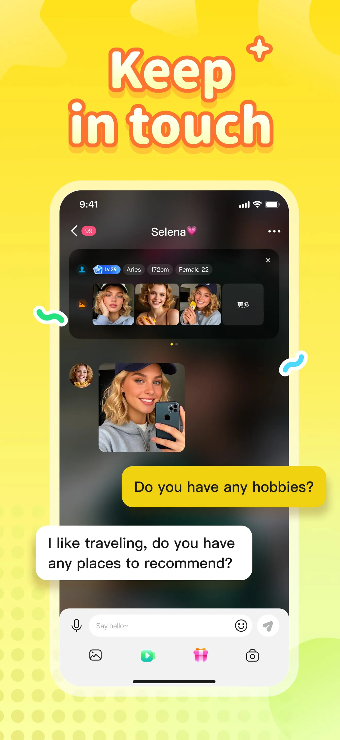 AHA - Meeting friends