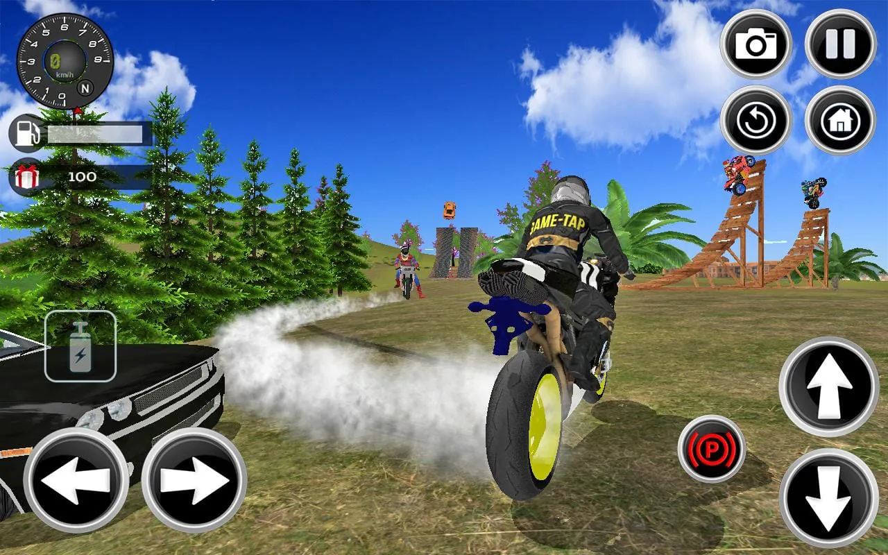 Motorbike Stunt Super Hero 3D